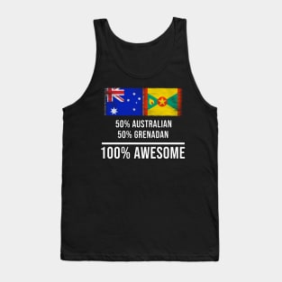 50% Australian 50% Grenadan 100% Awesome - Gift for Grenadan Heritage From Grenada Tank Top